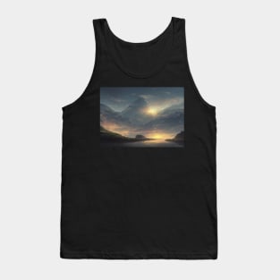 landscape pictures for wall grassy Tank Top